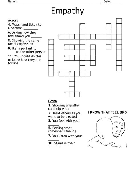 Empathize crossword clue - The Crossword Solver found 30 answers to "Empathize/4000/", 11 letters crossword clue. The Crossword Solver finds answers to classic crosswords and cryptic crossword puzzles. Enter the length or pattern for better results. Click the answer to find similar crossword clues.